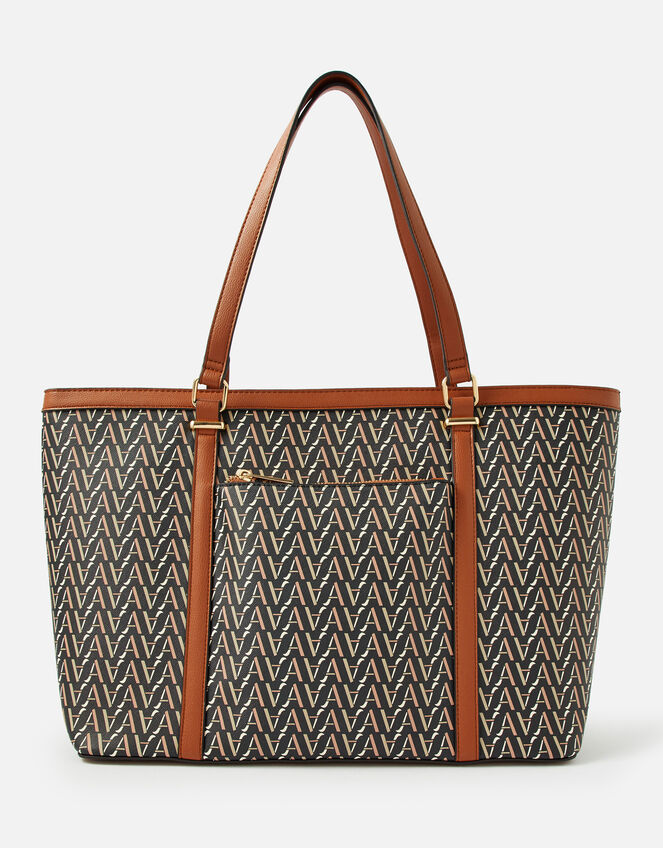Mika Monogram Tote, , large