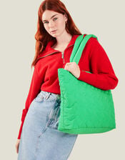 Quilted Shopper Bag, , large