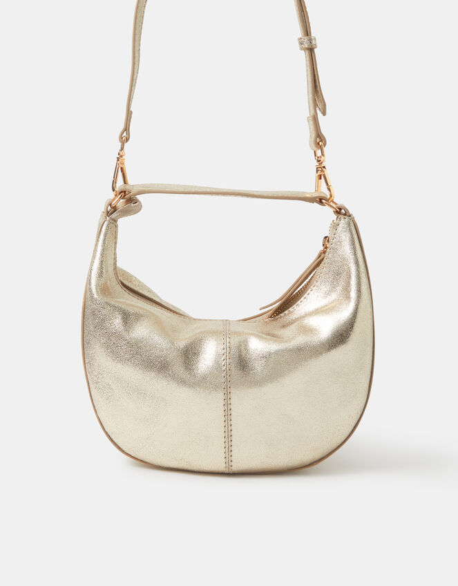 Shimmer Suede Handheld Bag, , large