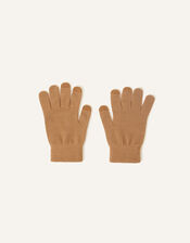 Stretch Touchscreen Gloves, Camel (CAMEL), large