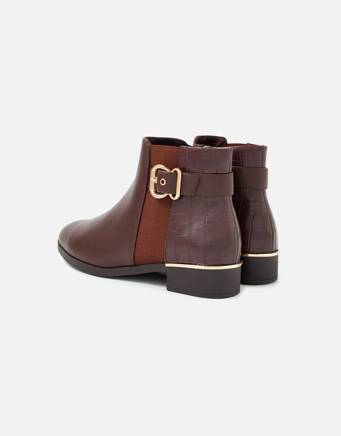Wide Fit Chelsea Ankle Boots, Brown (BROWN), large