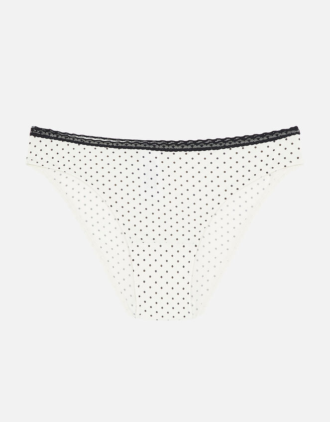 Polka Dot Briefs, Cream (CREAM), large