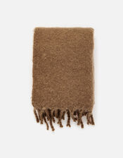 Fluffy Scarf with Reycled Fabric, , large