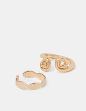 2-Pack Toe Rings, Gold (GOLD), large