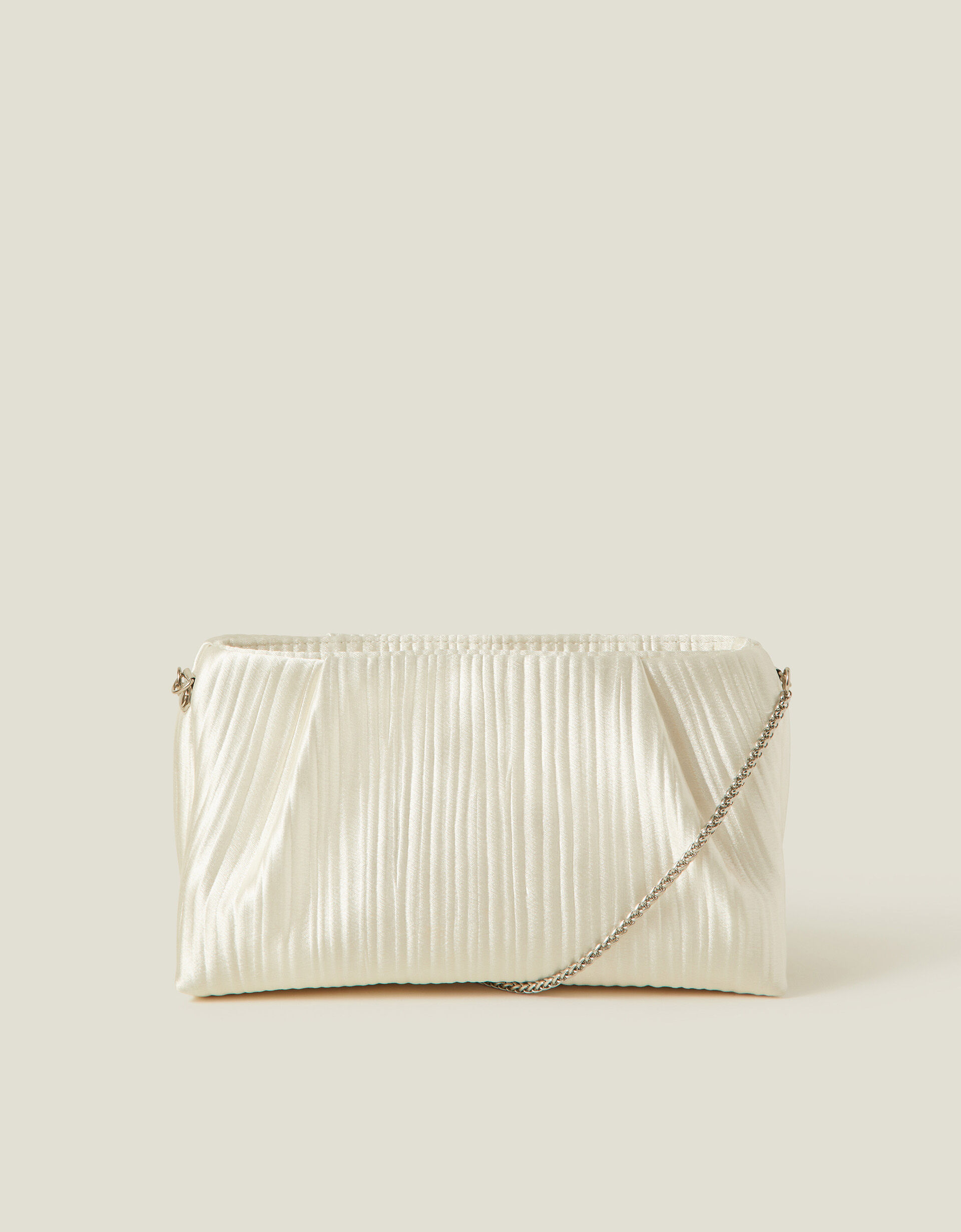 Studded Pleated Clutch Bag main image 0