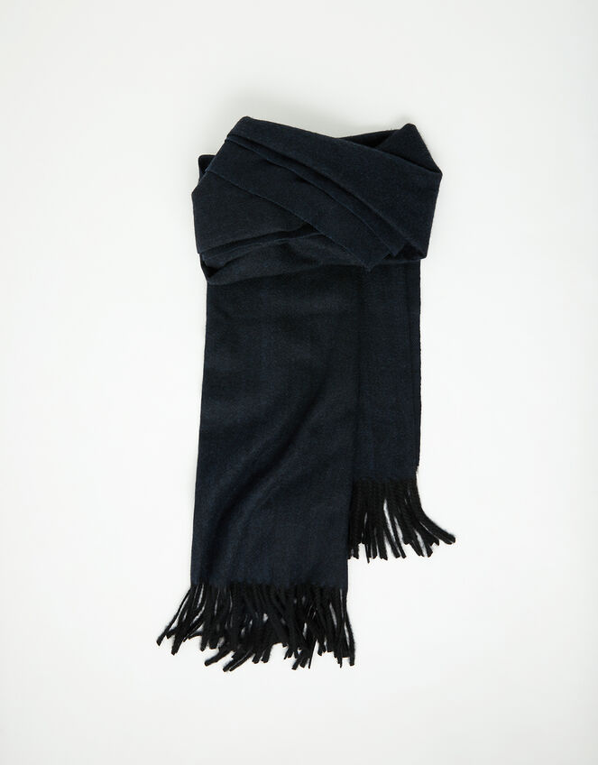 Holly Super-Soft Blanket Scarf, Navy, large