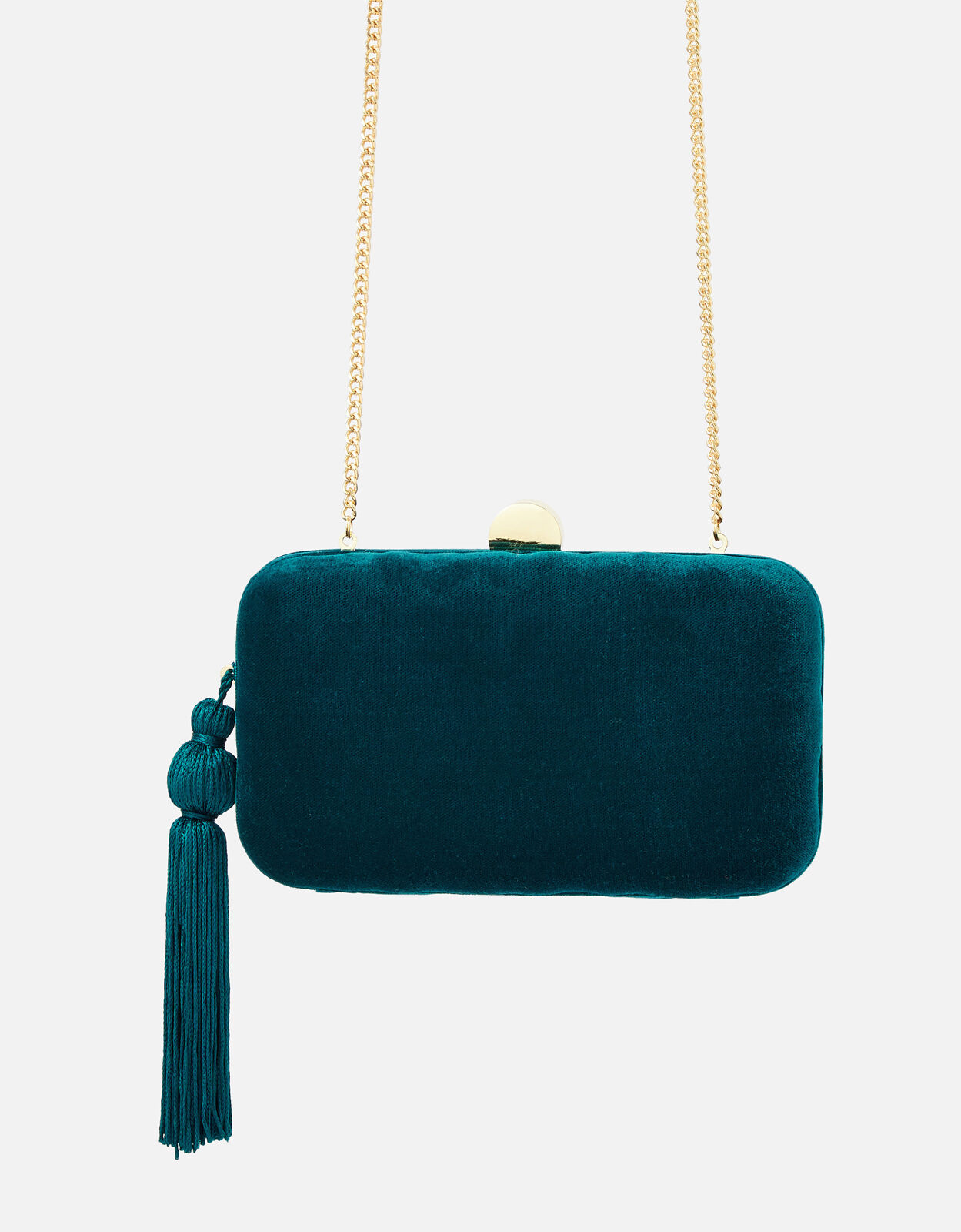 Teal clutch shop bag