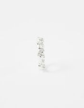 Sterling Silver Elephant Band Ring, Silver (ST SILVER), large