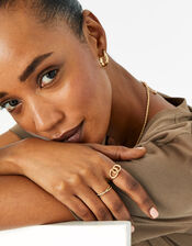 Gold-Plated Heirloom Link Ring, Gold (GOLD), large