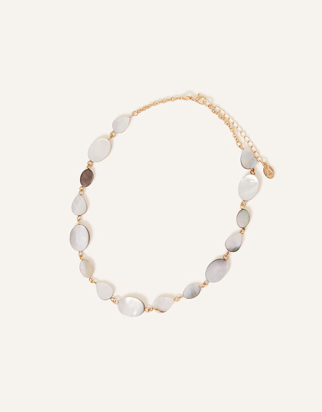 Mother of Pearl Collar Necklace, , large