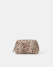 Cheetah Print Make Up Bag, , large