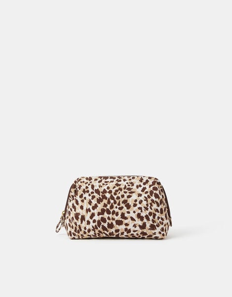 Cheetah Print Make Up Bag, , large
