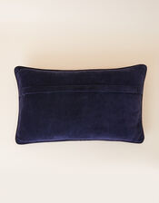 Happy Velvet Embellished Cushion Cover, , large