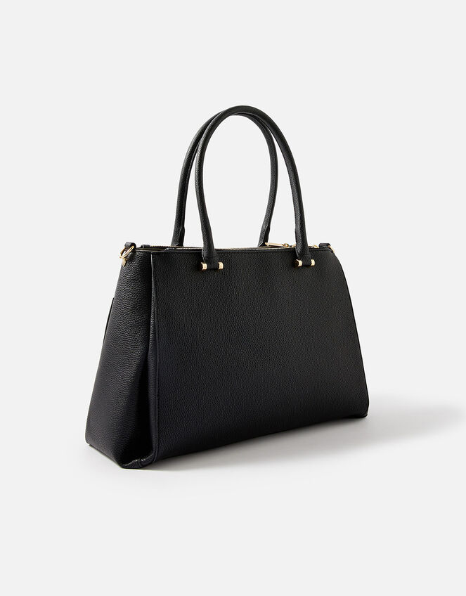 Mariah Work Tote Bag , Black (BLACK), large