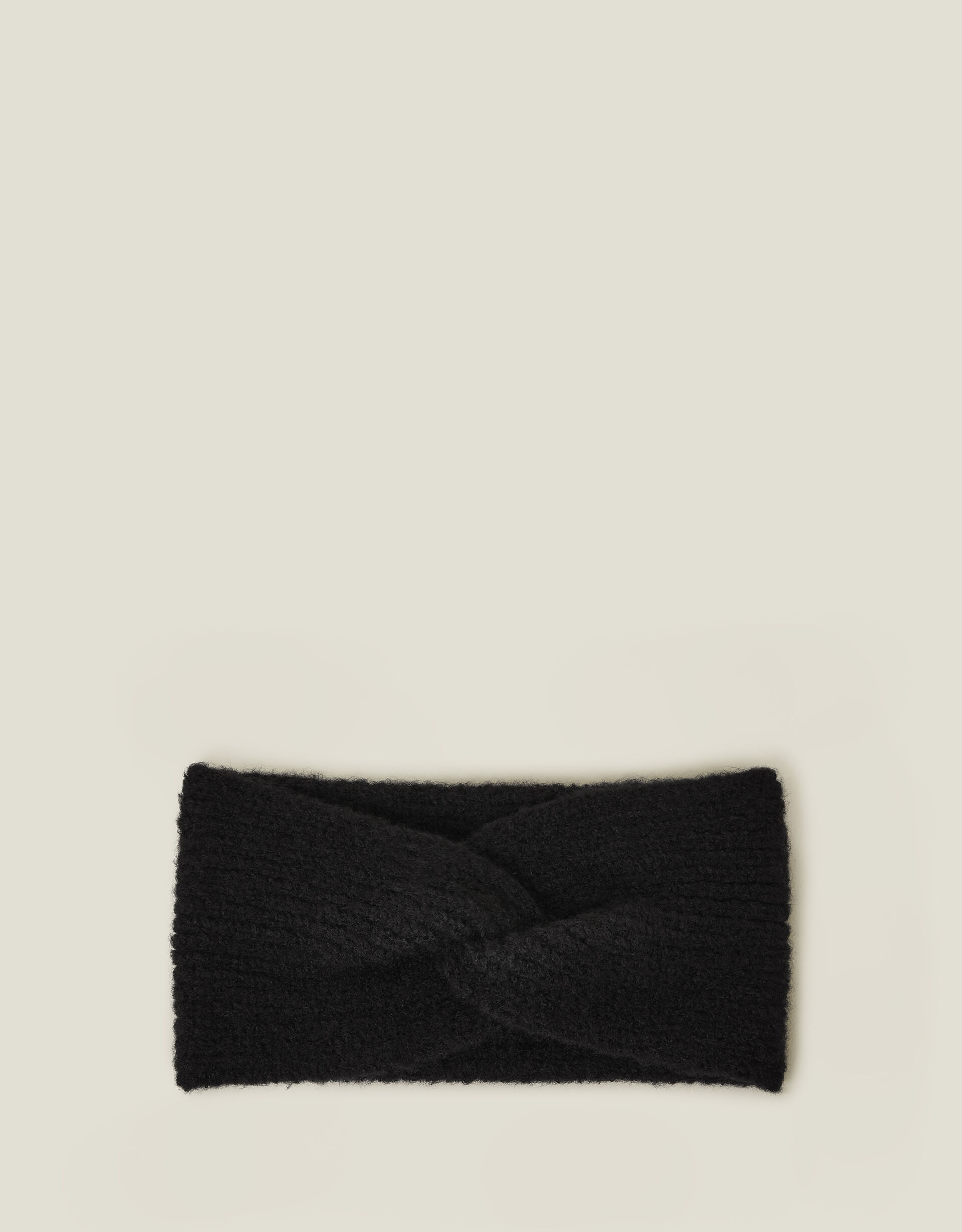 accessorize Soft Knit Bando Black