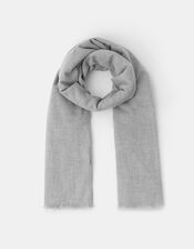 Grace Super-Soft Blanket Scarf, Grey (GREY), large