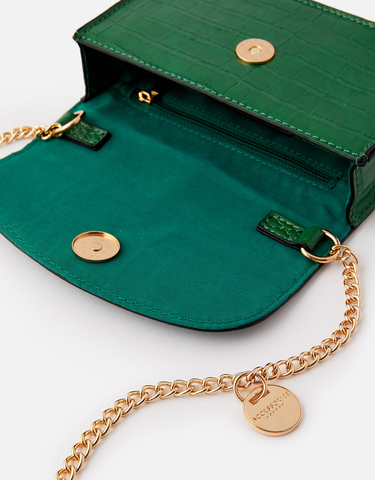 Accessorize green bag sales