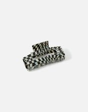 Large Swirly Checkerboard Claw Clip, , large