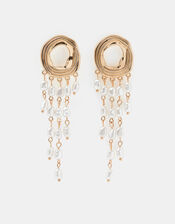 Pearl Tassel Earrings, , large