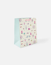 London Print Medium Gift Bag, , large