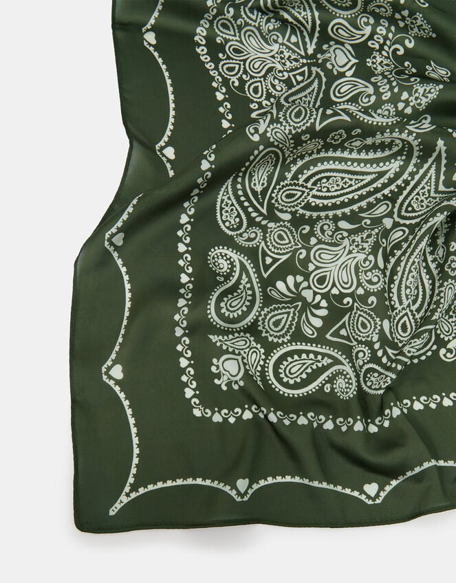 Square Satin Bandana Scarf, , large