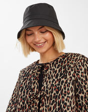 Water-Resistant Rain Hat, Black (BLACK), large