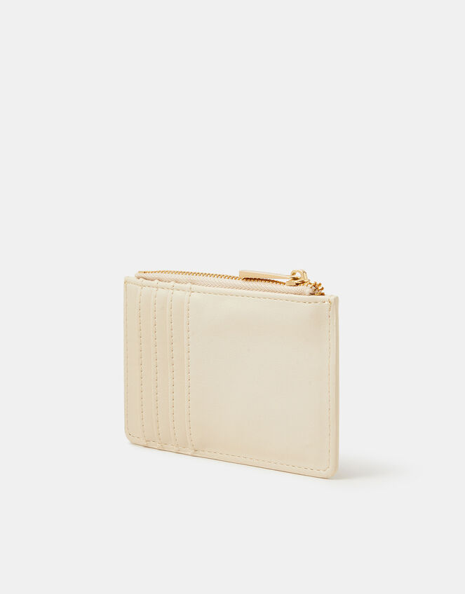 Floral Embroidered Card Holder, , large