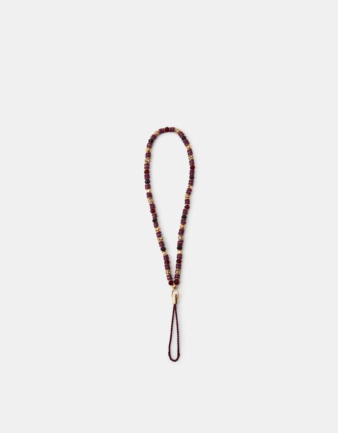 Beaded Phone Charm, , large