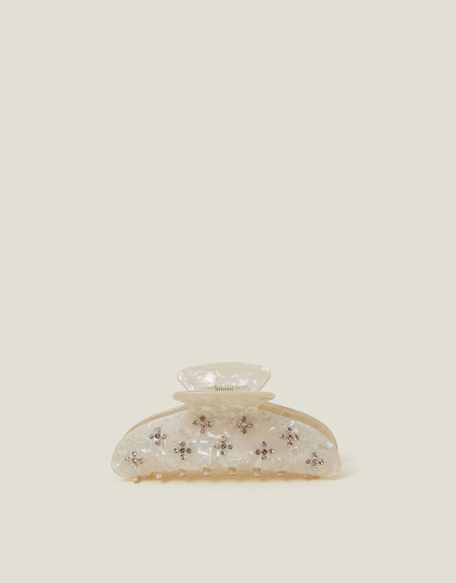 Flower Gem Resin Claw Clip, , large