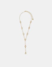 Clover Station Lariat Necklace, , large