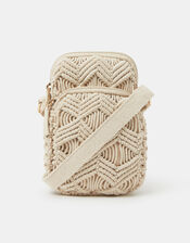 Macrame Phone Bag, , large