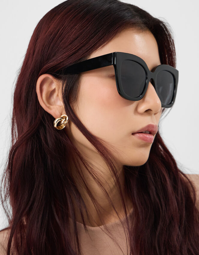Chunky Cat Eye Sunglasses, , large