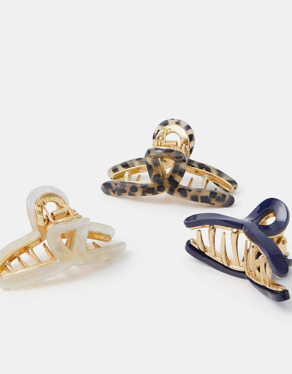 3-Pack Resin Twist Claw Clips, , large