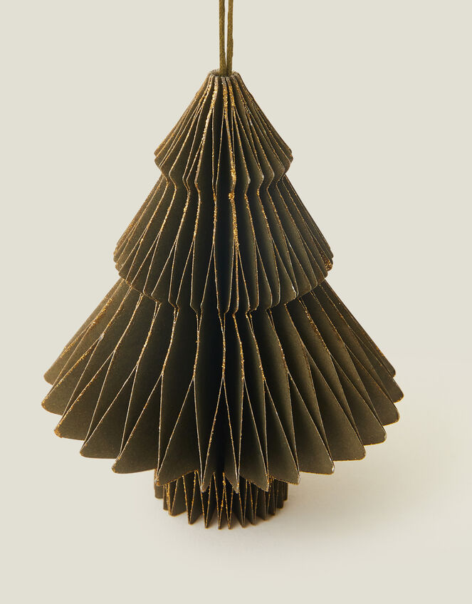 Paper Tree Decoration, Green (GREEN), large