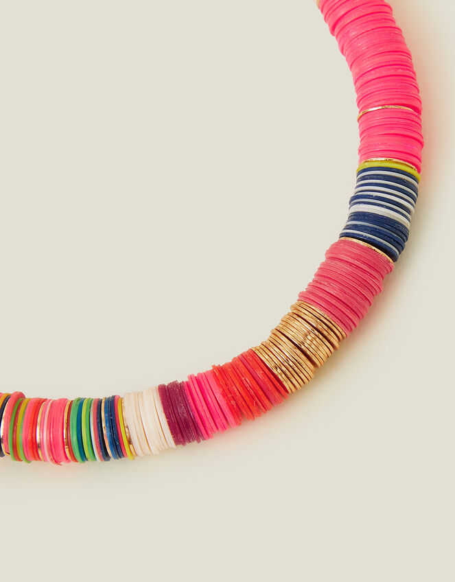 Neon Disc Stretch Bracelet, , large