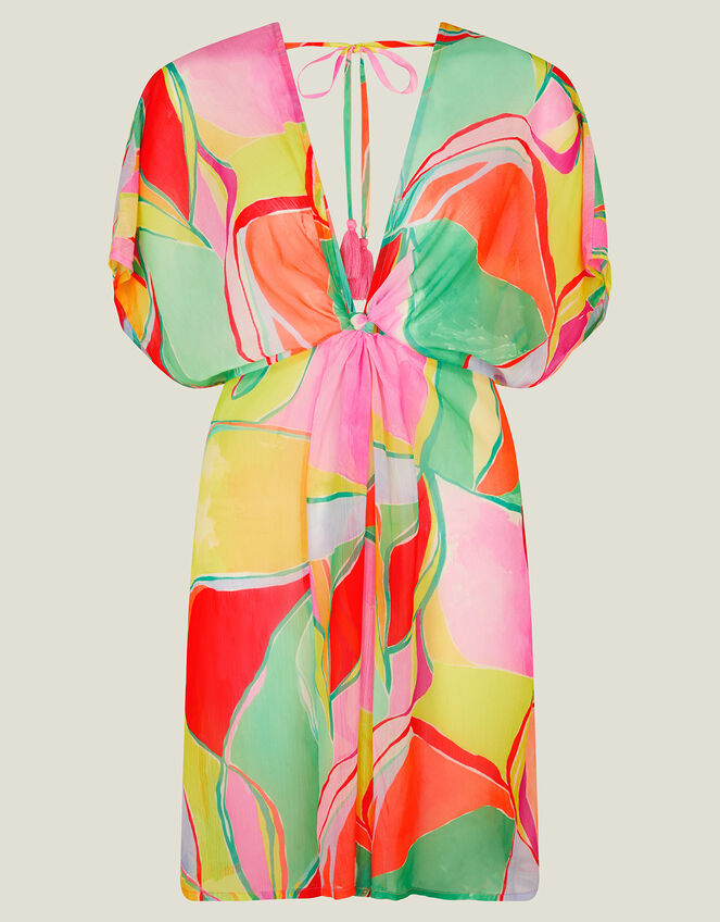 Abstract Print Kaftan, Multi (BRIGHTS MULTI), large