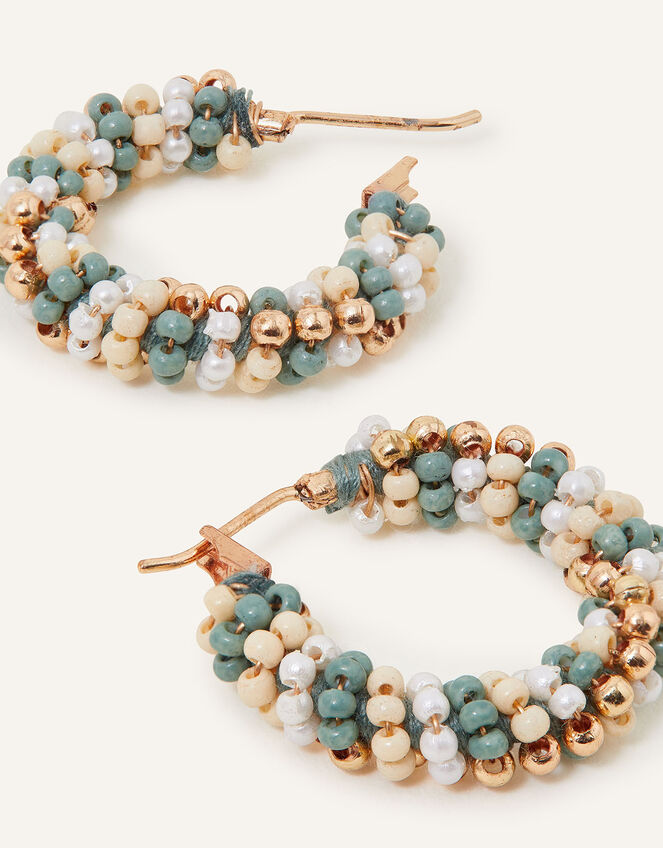 Chunky Mini Beaded Hoops Hoops Accessorize UK