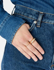 New Decadence Diamante Chubby Ring, Multi (BRIGHTS-MULTI), large