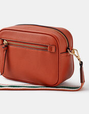 Zip Front Crossbody Bag, , large