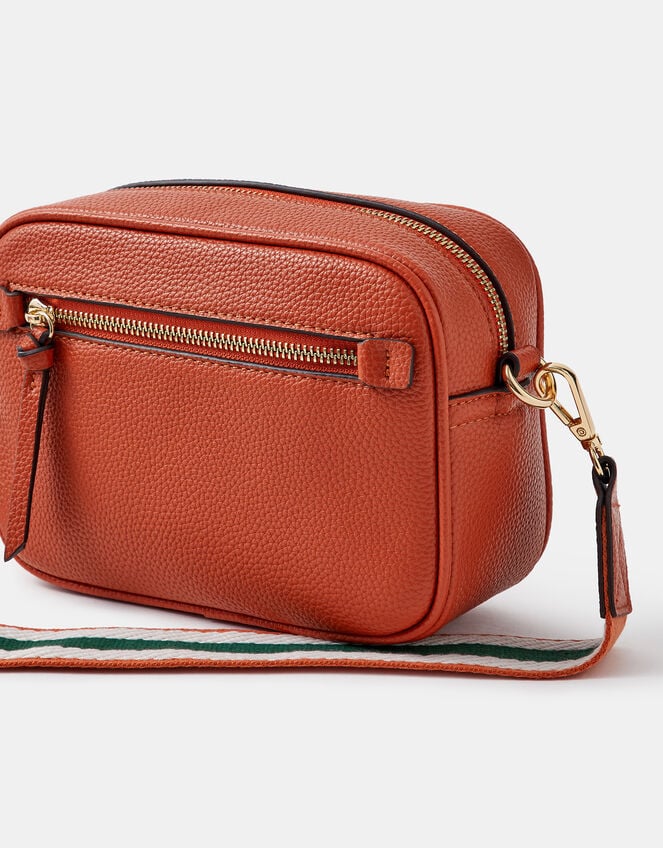 Zip Front Crossbody Bag, , large