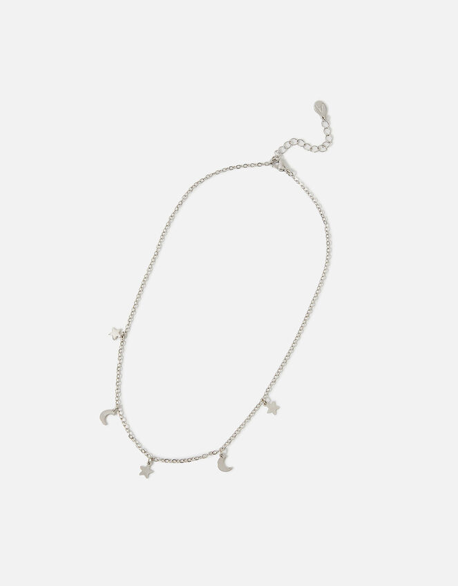 Star and Moon Station Necklace, , large