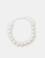 Chunky Bead Collar Necklace, , large