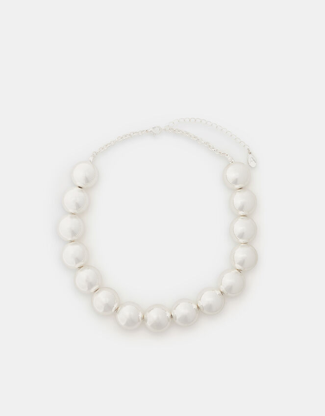 Chunky Bead Collar Necklace, , large