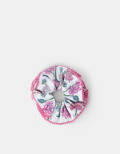 Extra Large Floral Print Scrunchie, , large