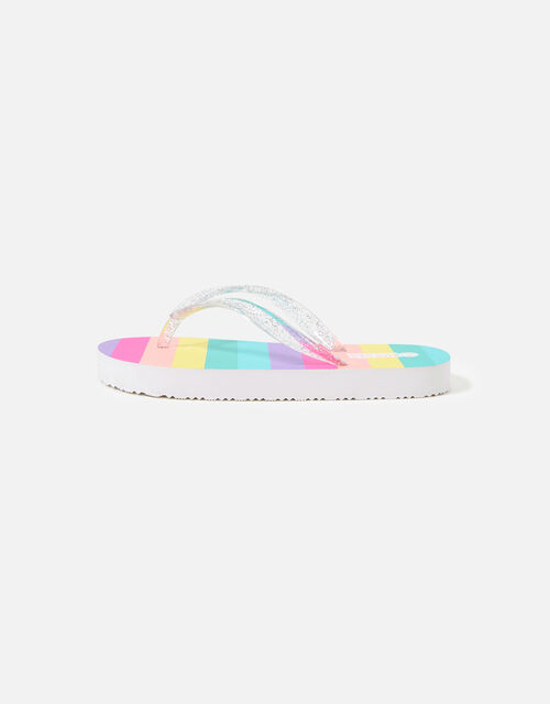 Rainbow Stripe Flip Flops Multi Girls Flip Flops Sandals Accessorize Roi