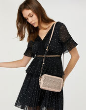 Harvey Laser-Cut Glitter Bag, , large