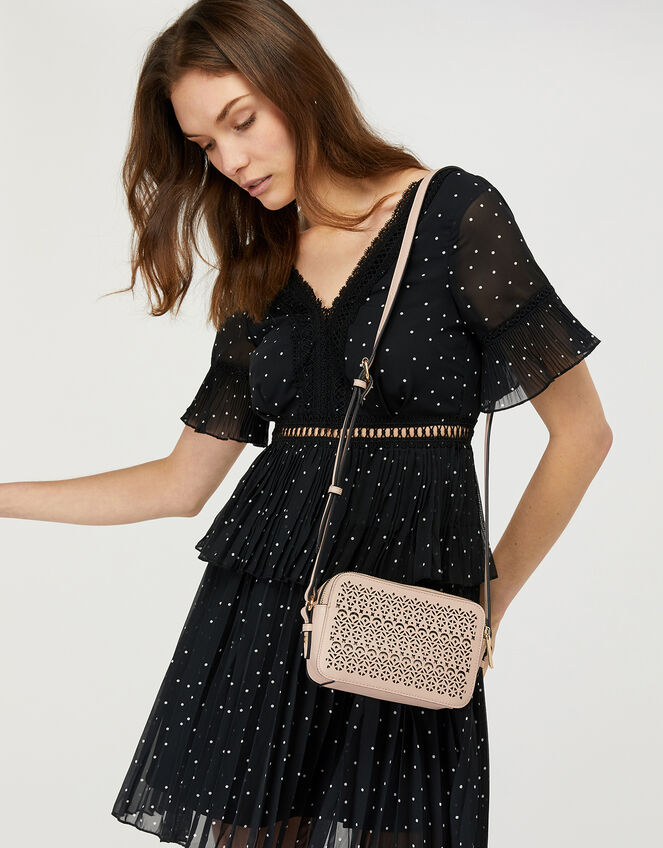 Harvey Laser-Cut Glitter Bag, , large