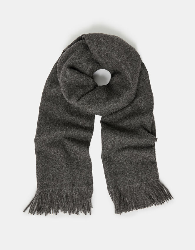 Holly Super-Soft Blanket Scarf, Grey, large
