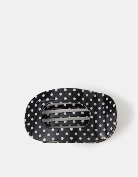 Polka Dot Flat Claw Clip, , large