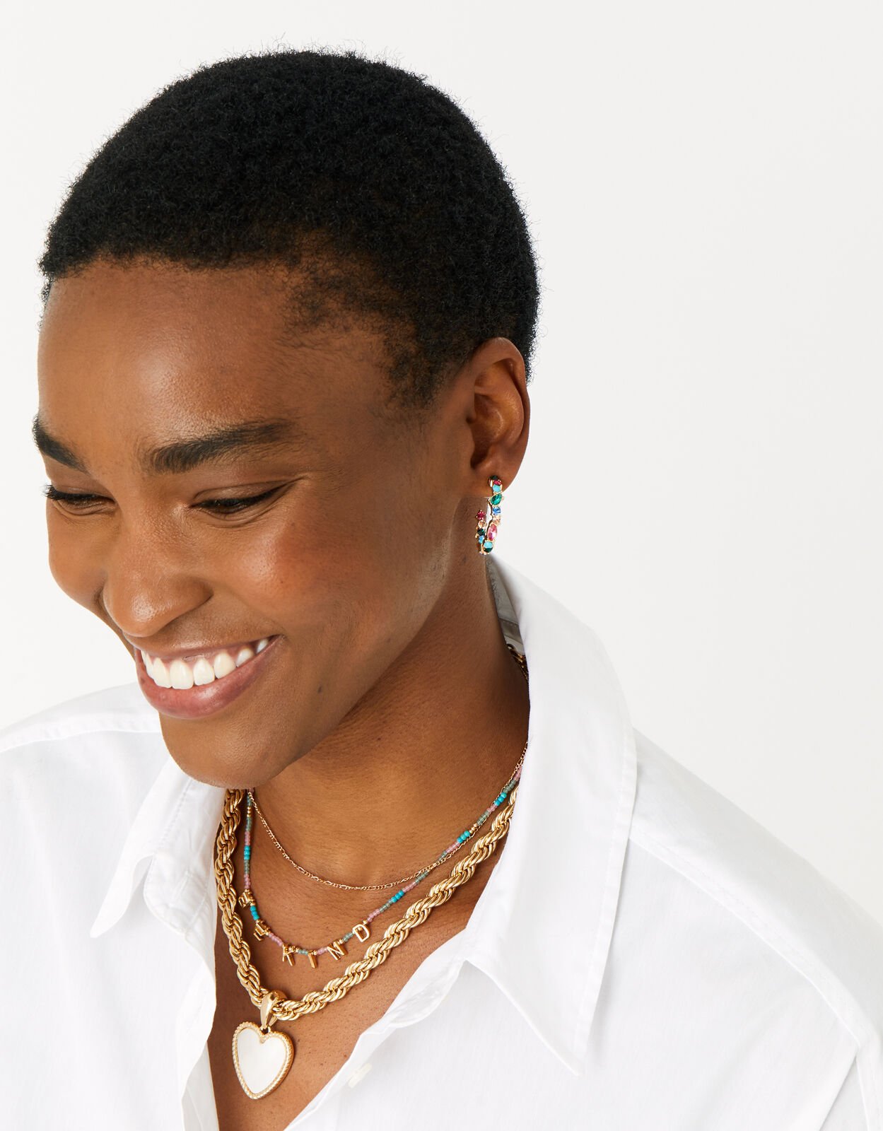 Accessorize statement necklace top
